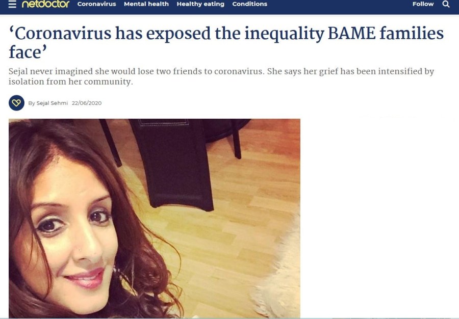 Netdoctor Sejal Sehmi